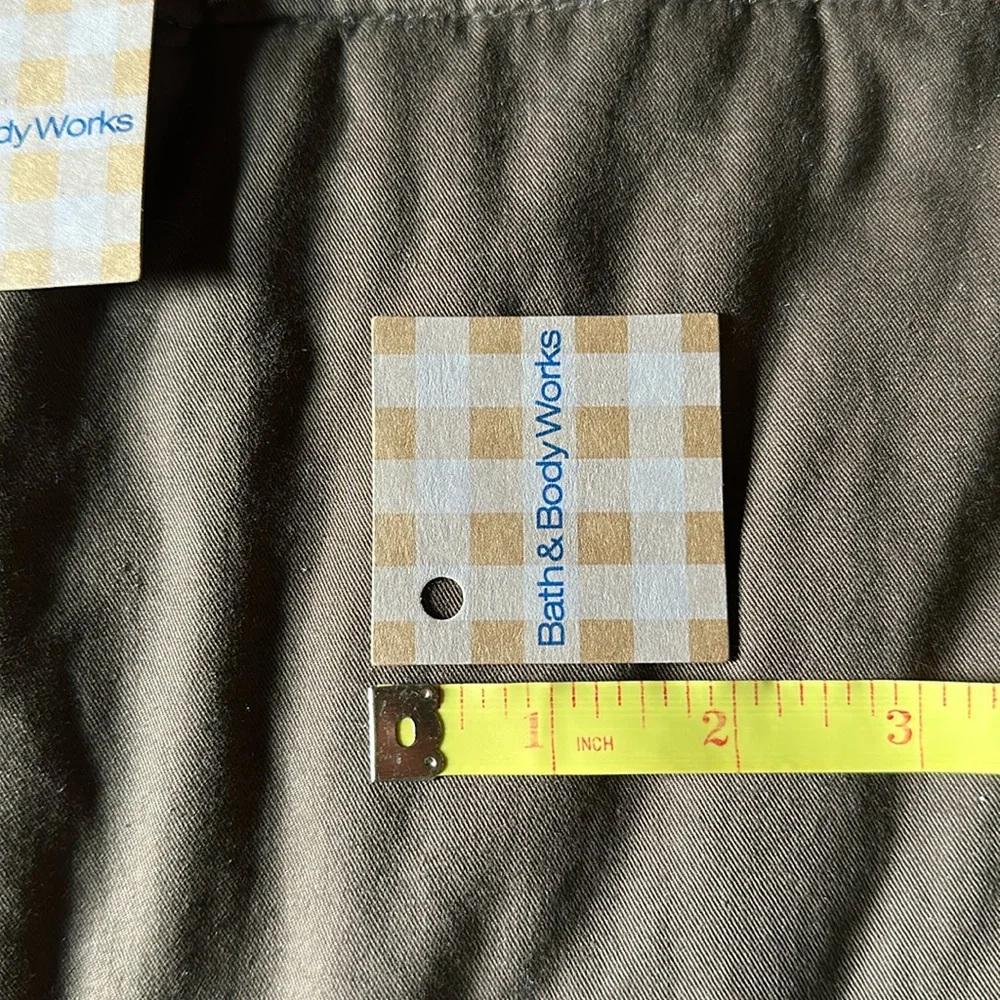 Bath & Body Works Small Cardboard Gingham Gift Tags